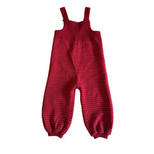 Unisex BabyOveralls 12M Red